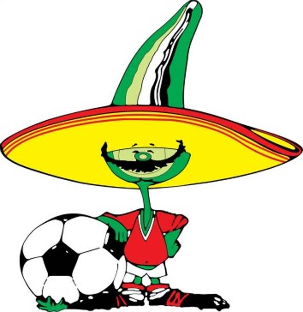 Pique - Personaggio particolare la mascotte scelta per la competizione del 1986. Un peperoncino (un pique appunto!), elemento caratteristico della cucina messicana, con grossi baffi ed un altrettanto grande sombrero. La coppa del Mondiale messicano fu vinta dal&#39;Argentina
